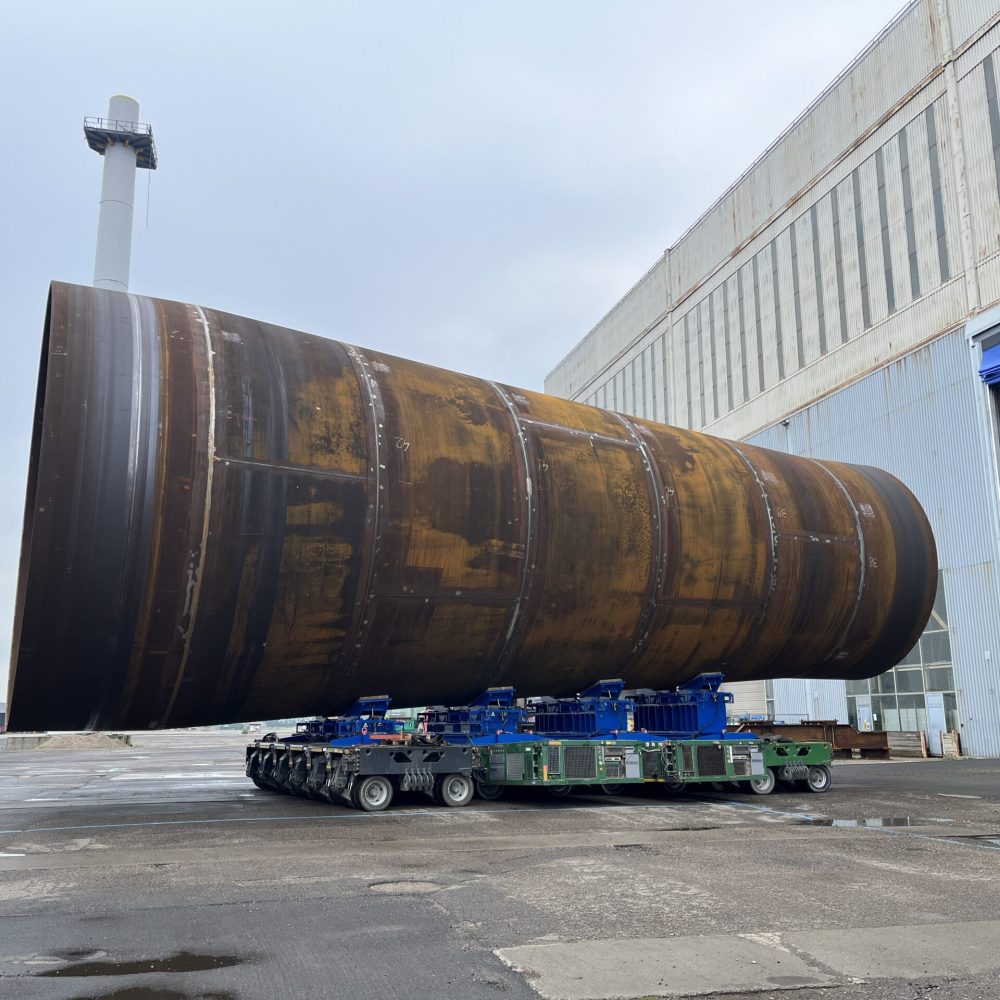 Monopæl SPMT transportudstyr