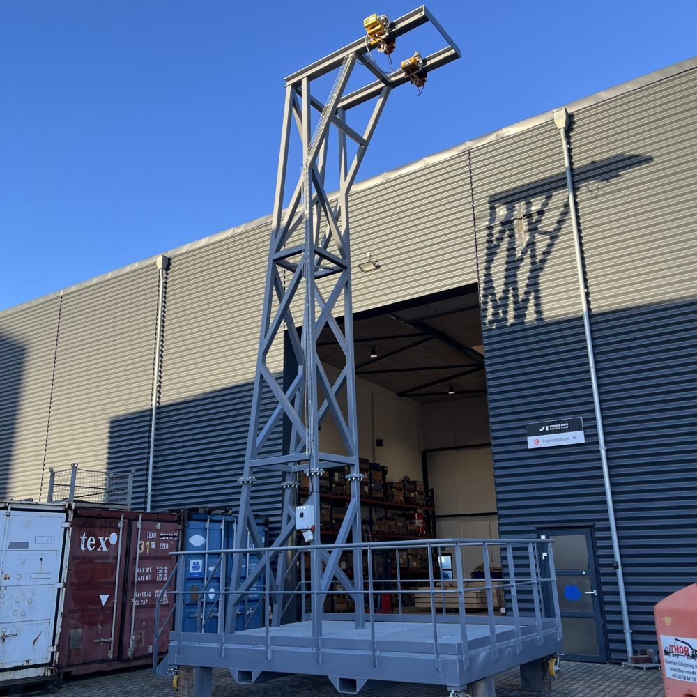 Løfteudstyr mobilt løftepunkt udarbejdet af Flindt Kristensen